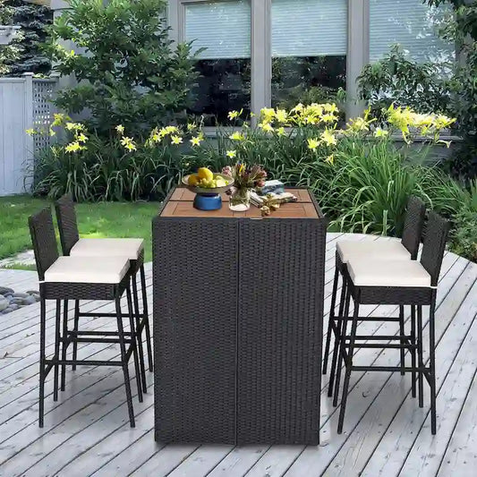 Modern Wood Metal Dining Table Adjustable