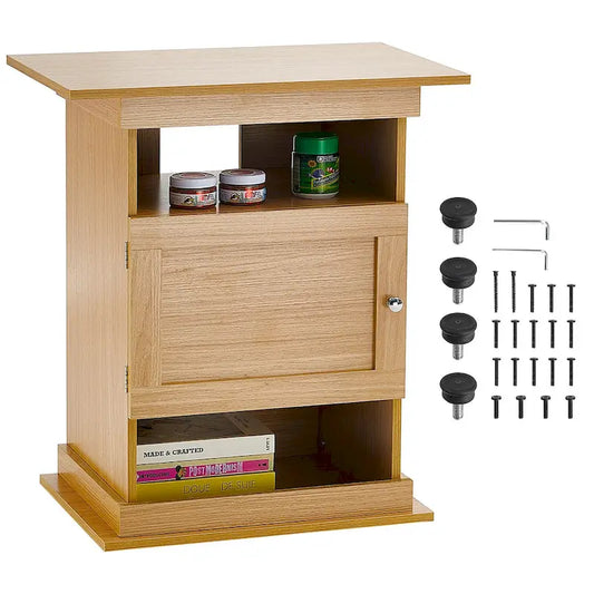 Wood Engineered Wood Cabinet with Storage