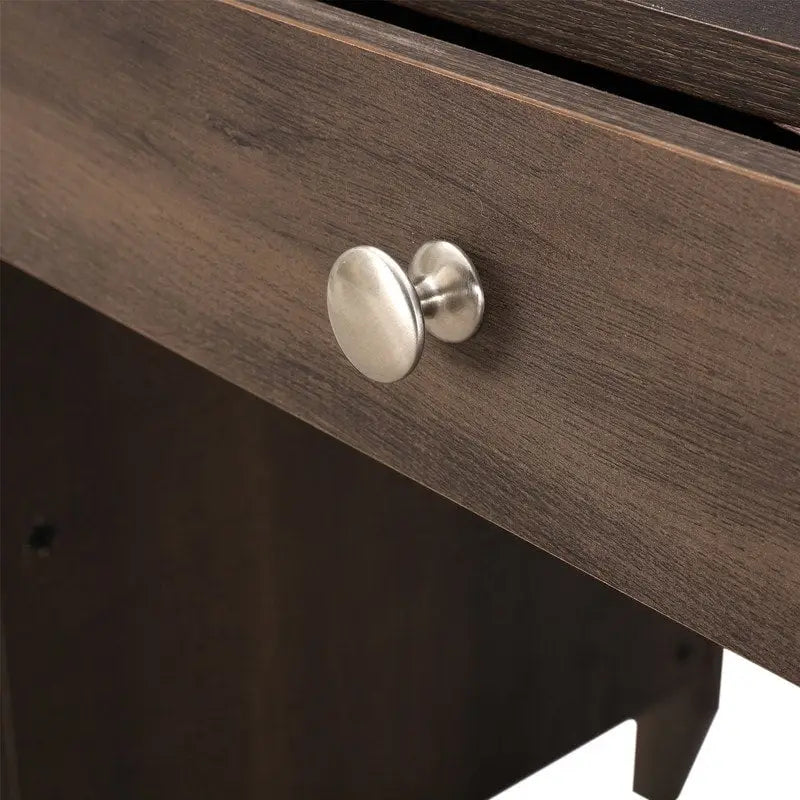 Wood Engineered Wood Table with Storage