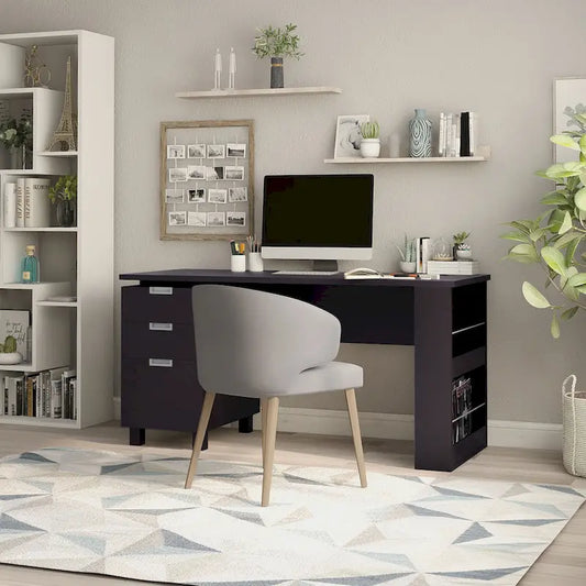 28.93 Inch Mid-Century Modern Solid Wood Engineered Wood Table