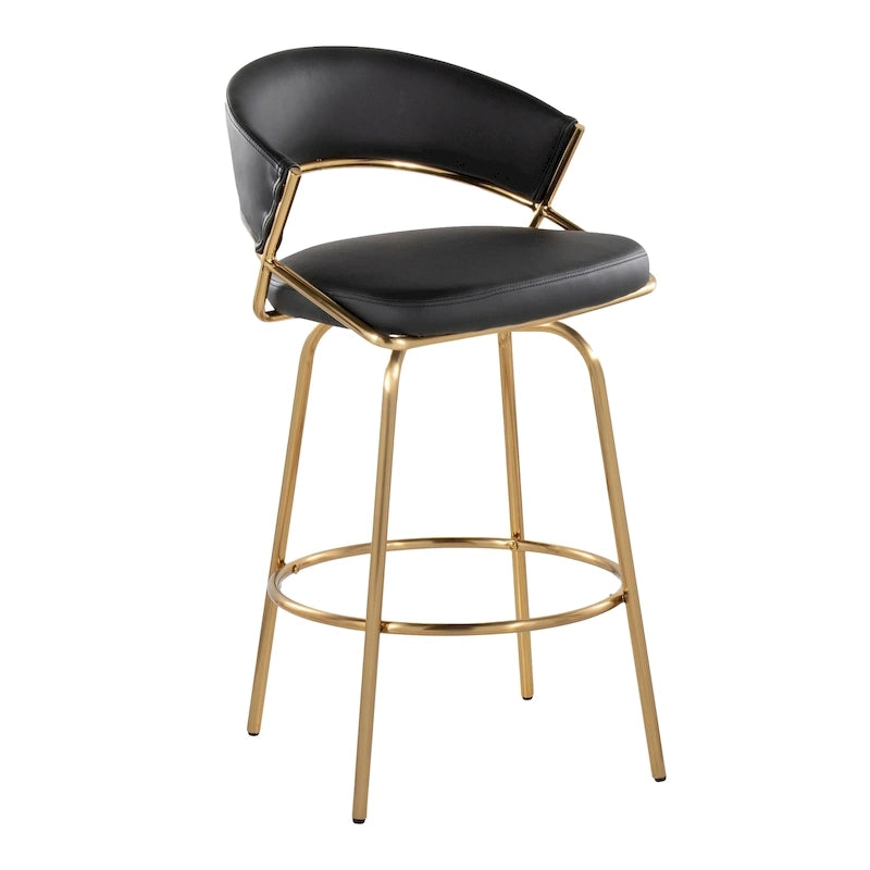 Metal Velvet Chair Swivel