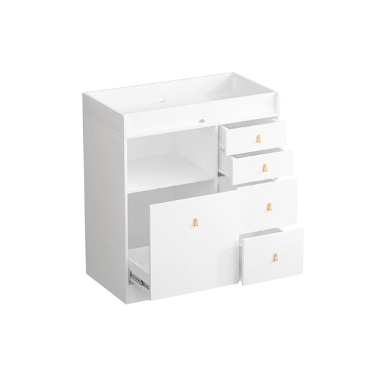Modern Wooden Changing Dresser - Durable Construction, Baby Dresser