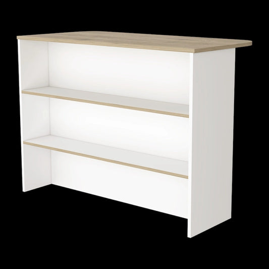 47.24 Inch Modern Wood Kitchen Cart LED