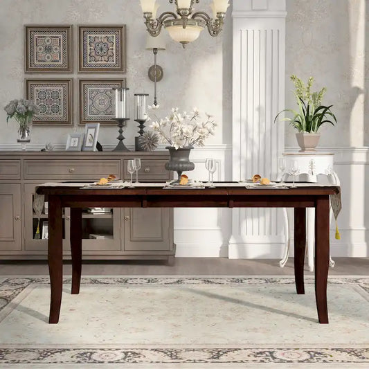 30 Inch Mid-Century Modern Solid Wood Metal Table