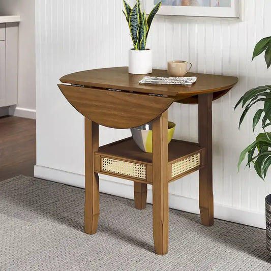 36 Inch Modern Rattan Table