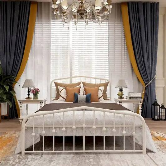 Queen 12.6 Inch Modern Metal Bed