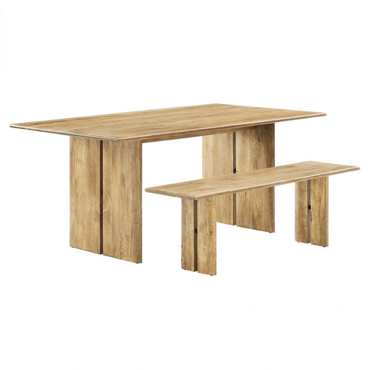 Modern Wood Table Adjustable