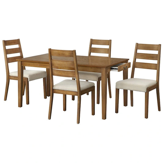 29.5 Inch Modern Solid Wood Metal Organizer with Storage