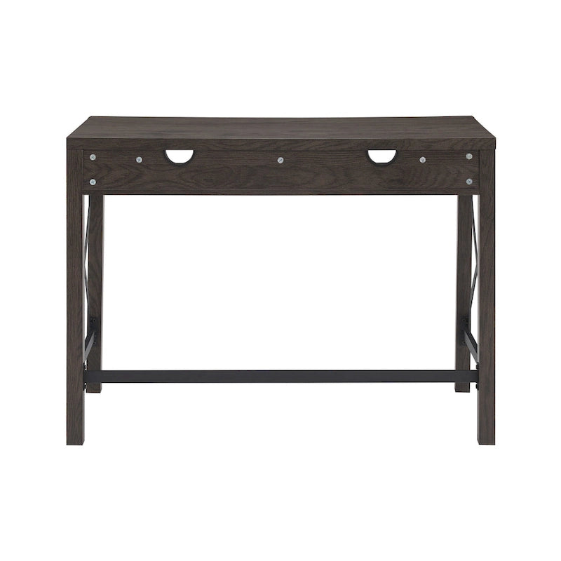 Farmhouse Metal Engineered Wood Table LED