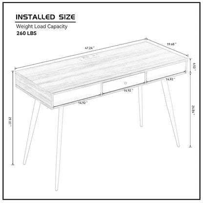 Modern Table with Drawers