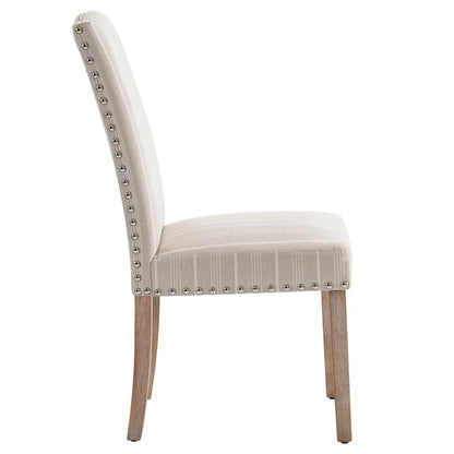 Contemporary Wood Fabric Chair