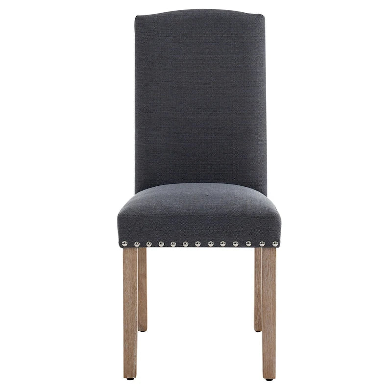 Contemporary Wood Fabric Chair