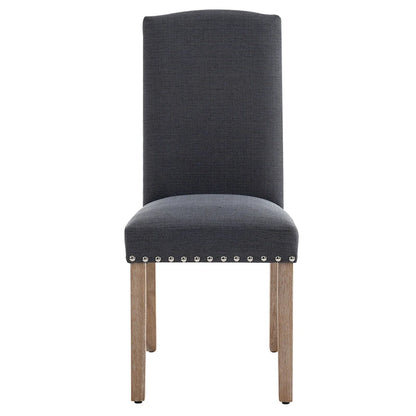 Contemporary Wood Fabric Chair