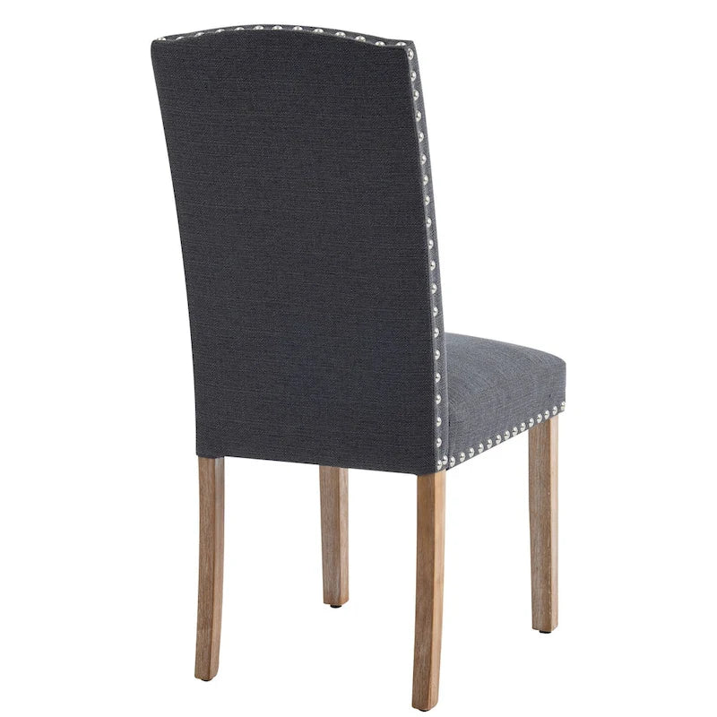 Contemporary Wood Fabric Chair