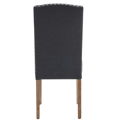 Contemporary Wood Fabric Chair