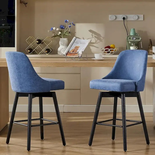 30 Inch Modern Metal Fabric Chair Swivel