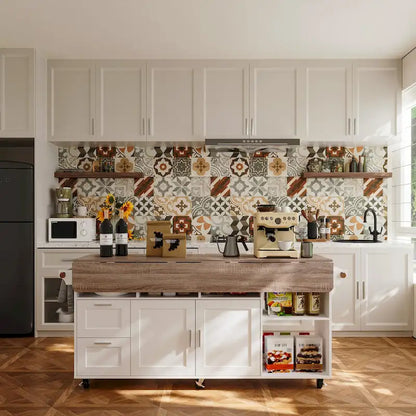 Modern Wood Table Rolling