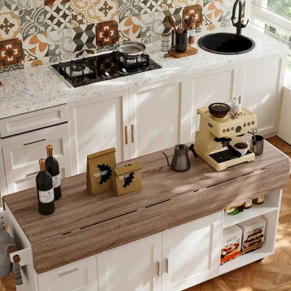 Modern Wood Table Rolling