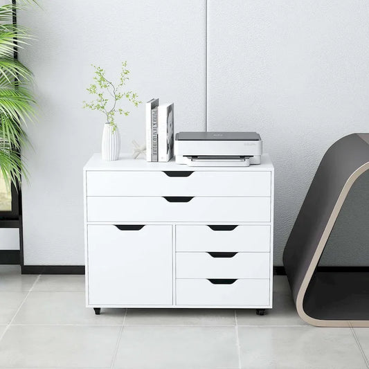 Modern Wood Metal Cabinet Swivel