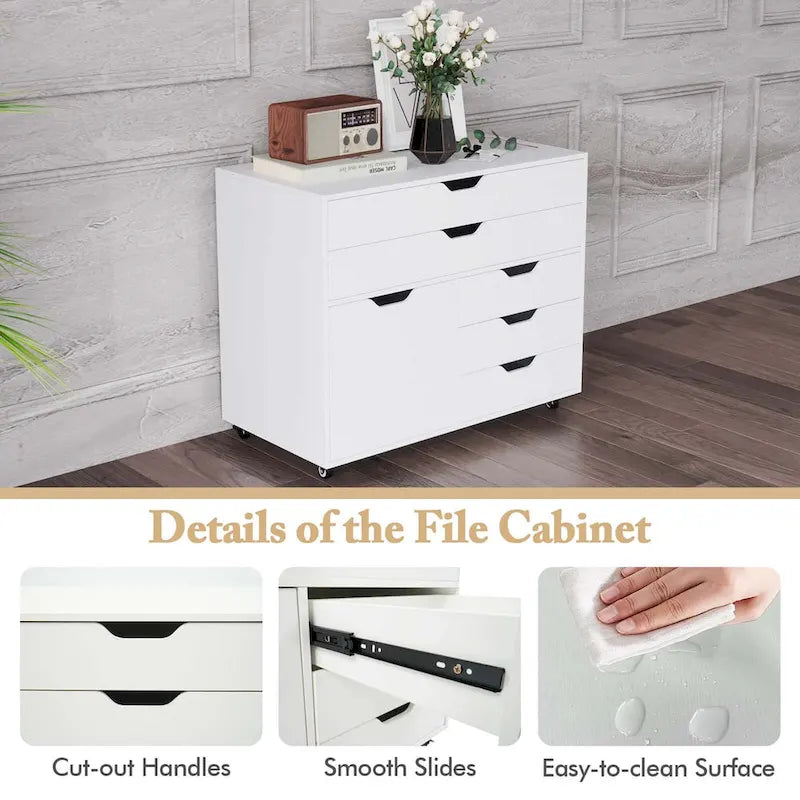 Modern Wood Metal Cabinet Swivel