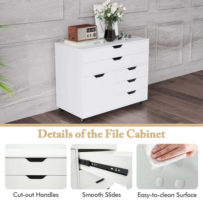 Modern Wood Metal Cabinet Swivel
