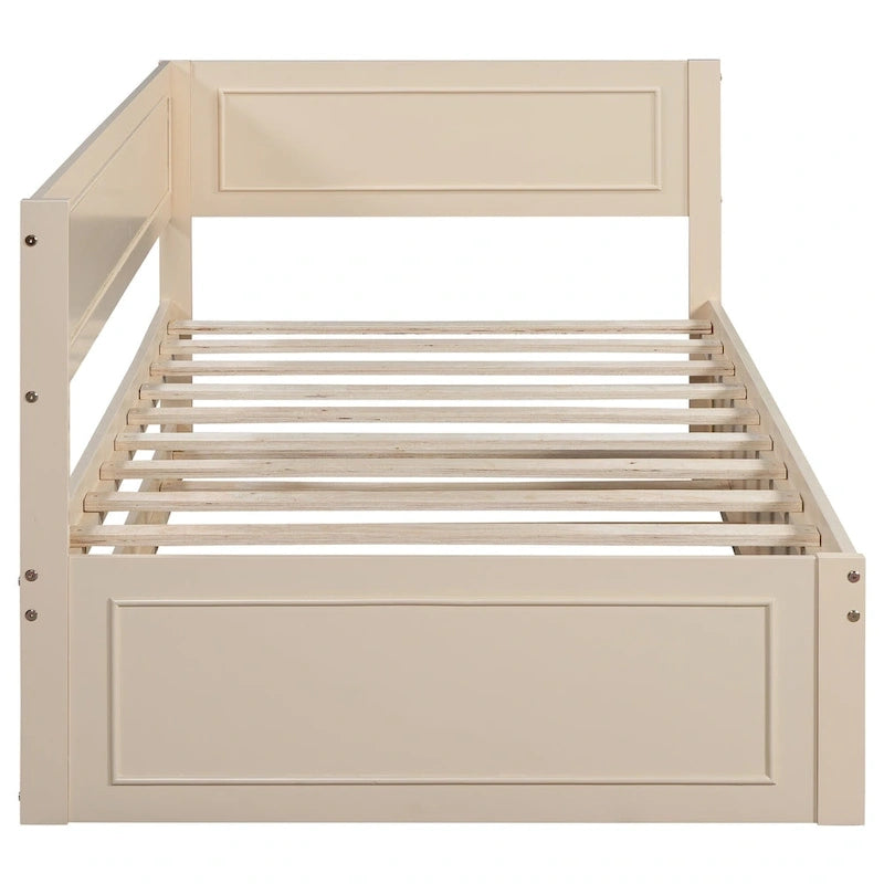 Merax Twin Size Wood Daybed with Trundle/Drawers