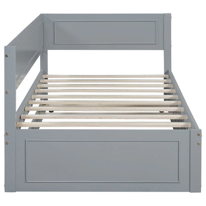 Merax Twin Size Wood Daybed with Trundle/Drawers