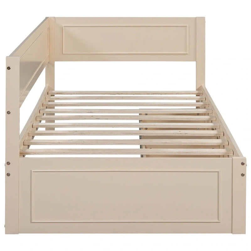 Merax Twin Size Wood Daybed with Trundle/Drawers