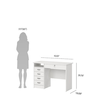 Porch & Den Skylar 5-drawer Desk