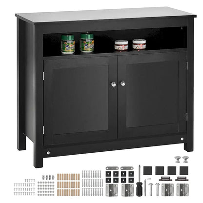 Wood Engineered Wood Cabinet with Storage