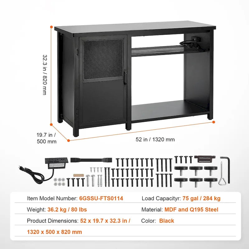 Wood Engineered Wood Cabinet with Storage