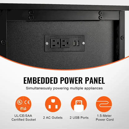 Wood Engineered Wood Cabinet with Storage