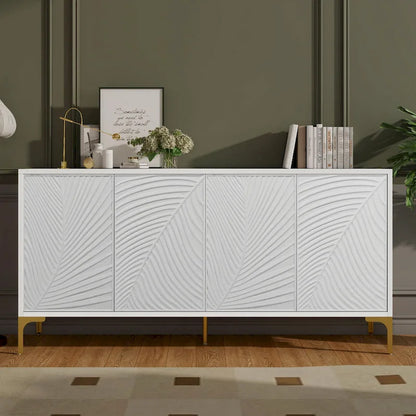 Mid-Century Modern Wood Metal Table Adjustable