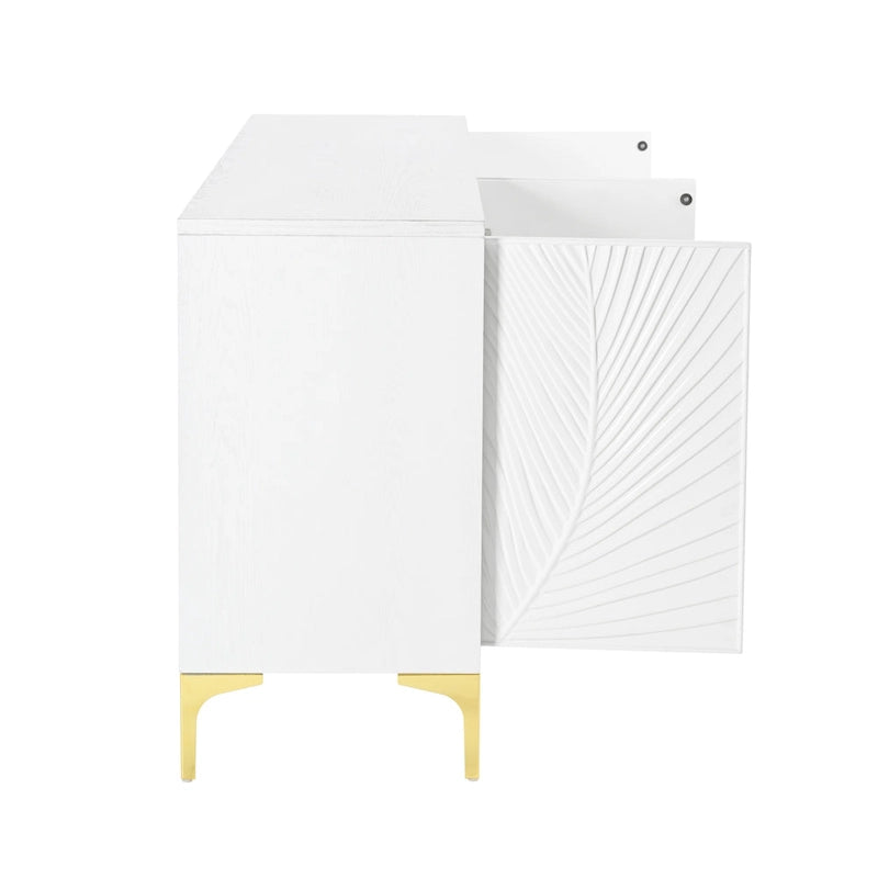 Mid-Century Modern Wood Metal Table Adjustable