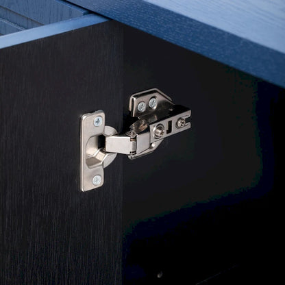 Full Wood Metal Table with Storage