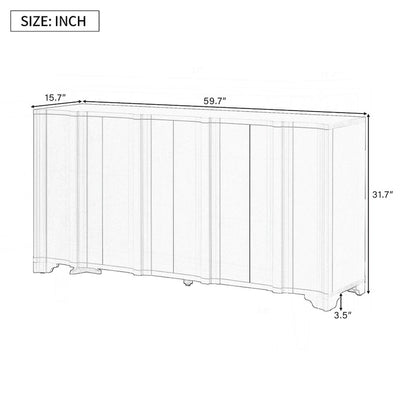 Modern Engineered Wood Cabinet