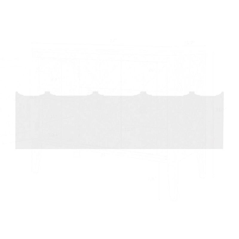 Modern Engineered Wood Cabinet