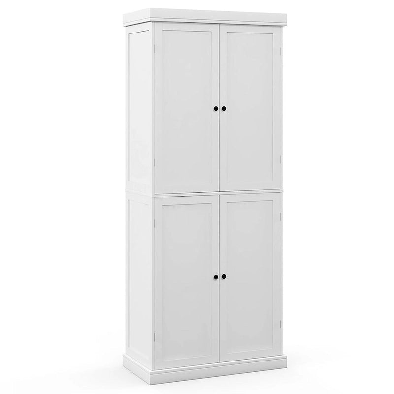 Metal Engineered Wood Pantry Cabinet Adjustable