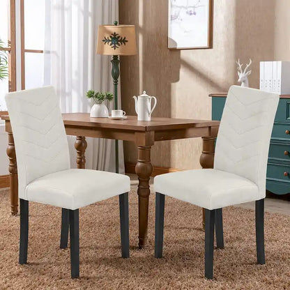 Full Modern Solid Wood Linen Chair Upholstered
