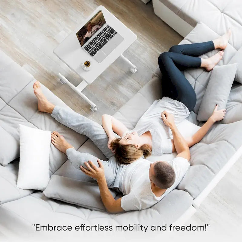 Metal Engineered Wood Table Adjustable