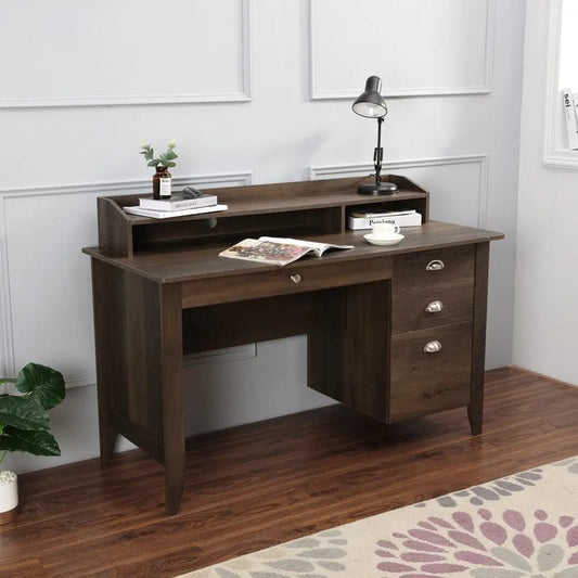 Wood Engineered Wood Table with Storage