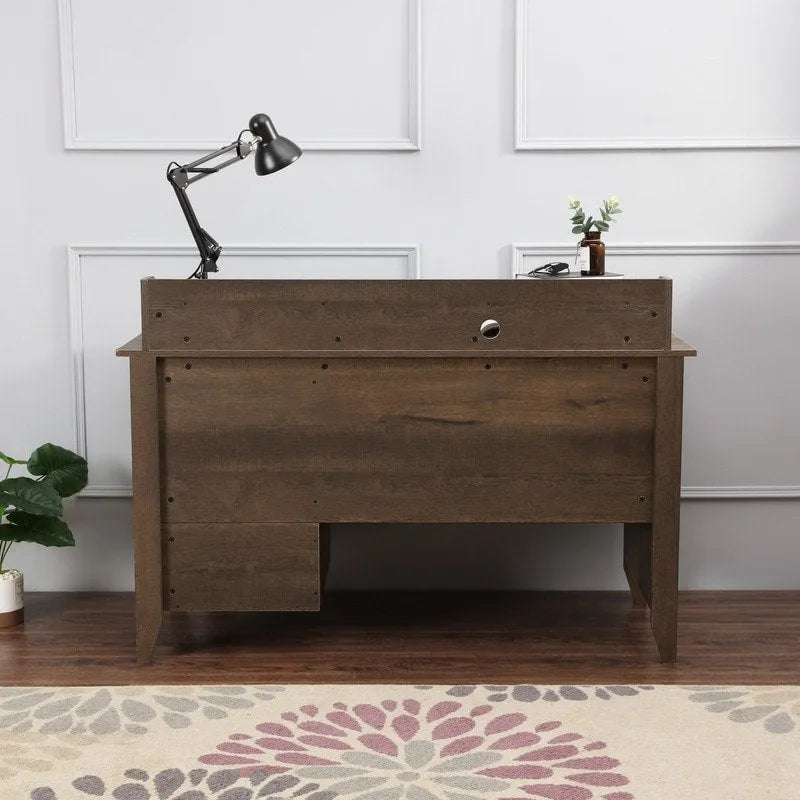 Wood Engineered Wood Table with Storage