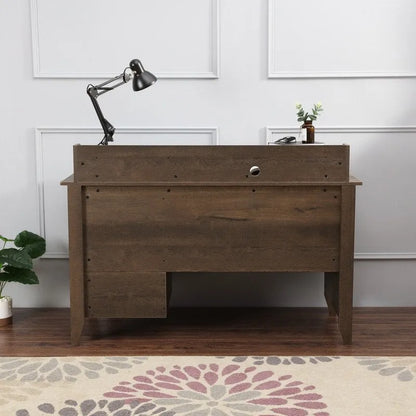 Wood Engineered Wood Table with Storage