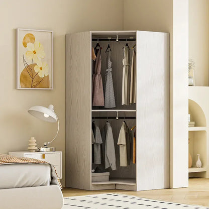 Polygon Corner Wardrobe with 2-Doors