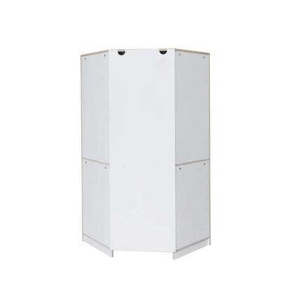 Polygon Corner Wardrobe with 2-Doors