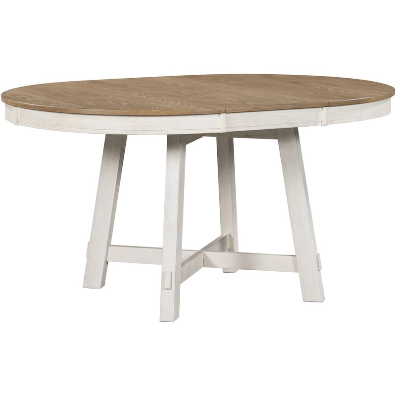 Full Modern Wood Engineered Wood Table Extendable