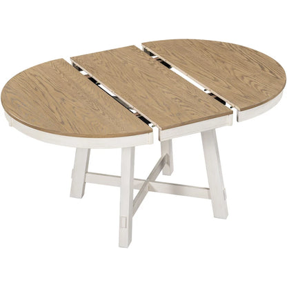 Full Modern Wood Engineered Wood Table Extendable