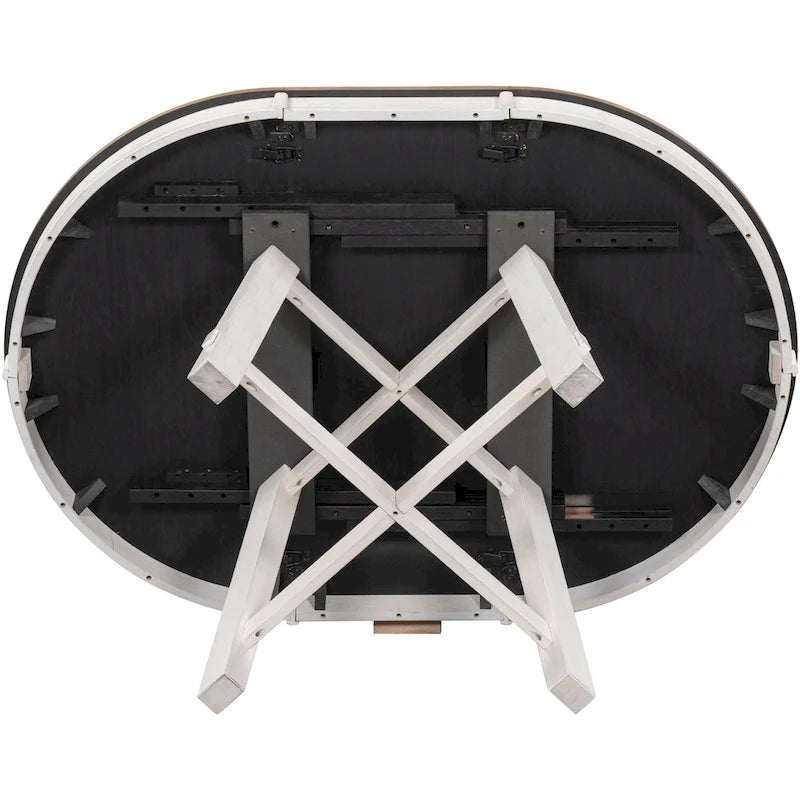 Full Modern Wood Engineered Wood Table Extendable