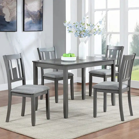 Modern Solid Wood Linen Chair