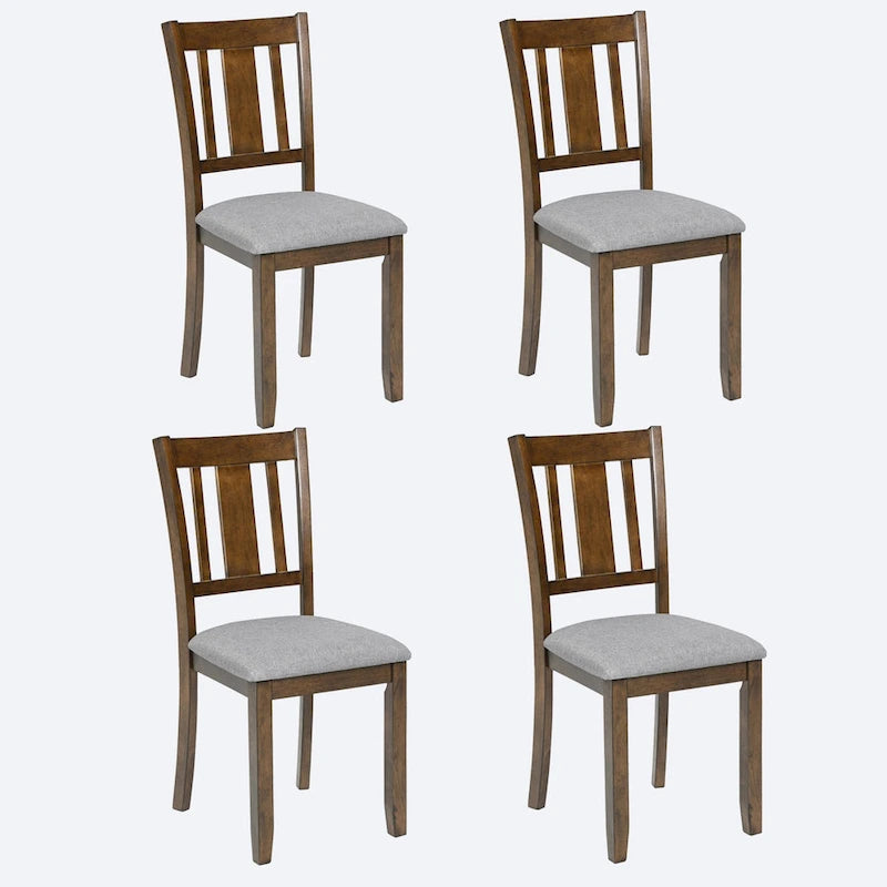 Modern Solid Wood Linen Chair